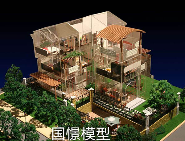 阿合奇县建筑模型
